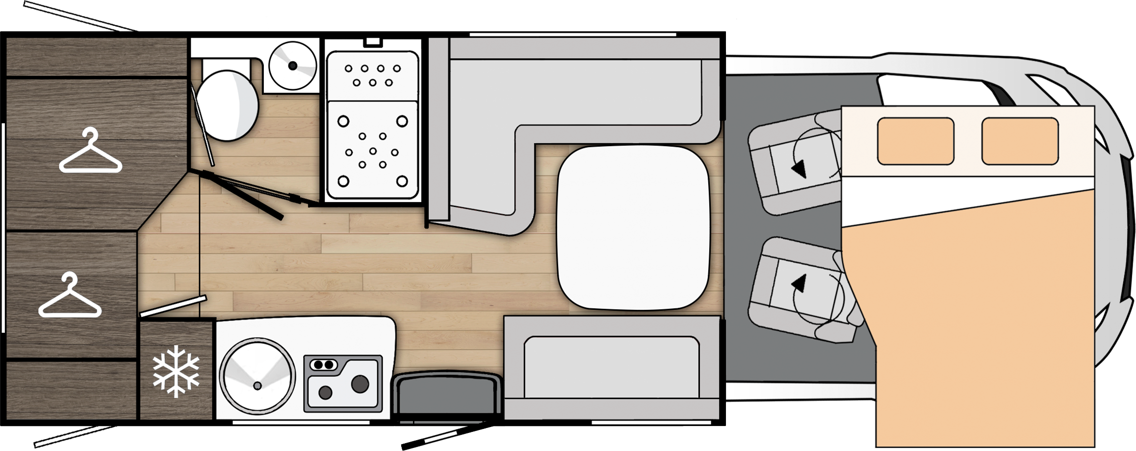 Grundriss des Benimar T483
